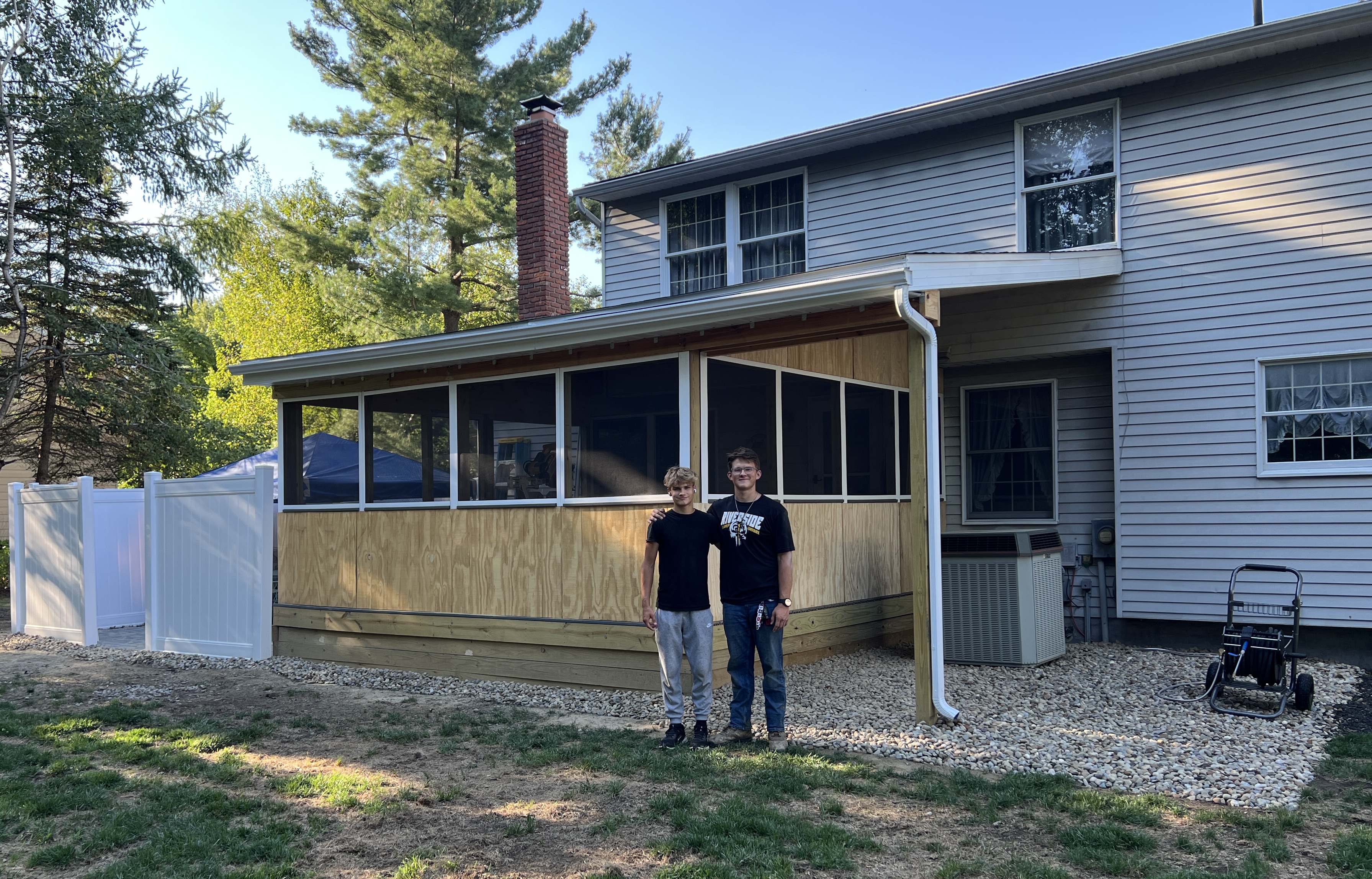 Real Three Brothers Landscaping outdoor project